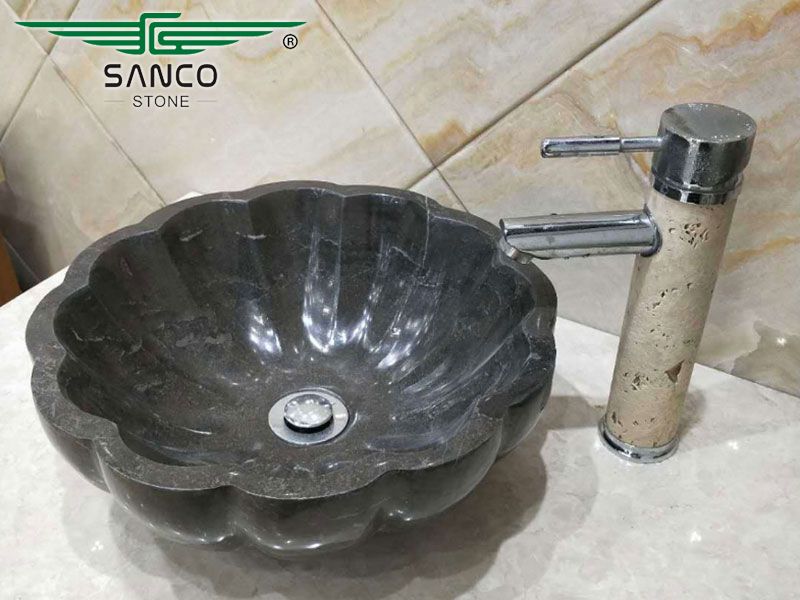 Shell Shaped Sink Vessel Wash Hand Basin