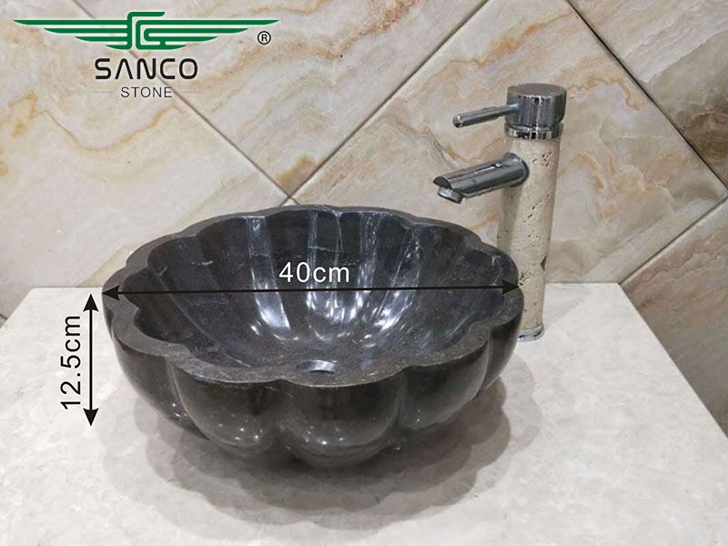 Shell Shaped Sink Vessel Wash Hand Basin