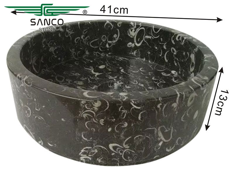 Black Marble Sink Sanitary Ware Wash Basin