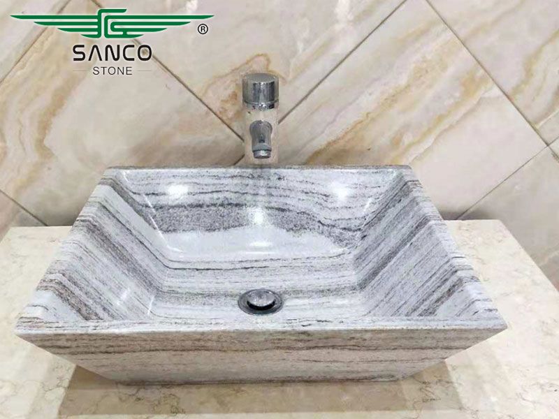 Above Counter Marble Vessel Lavatory Sink