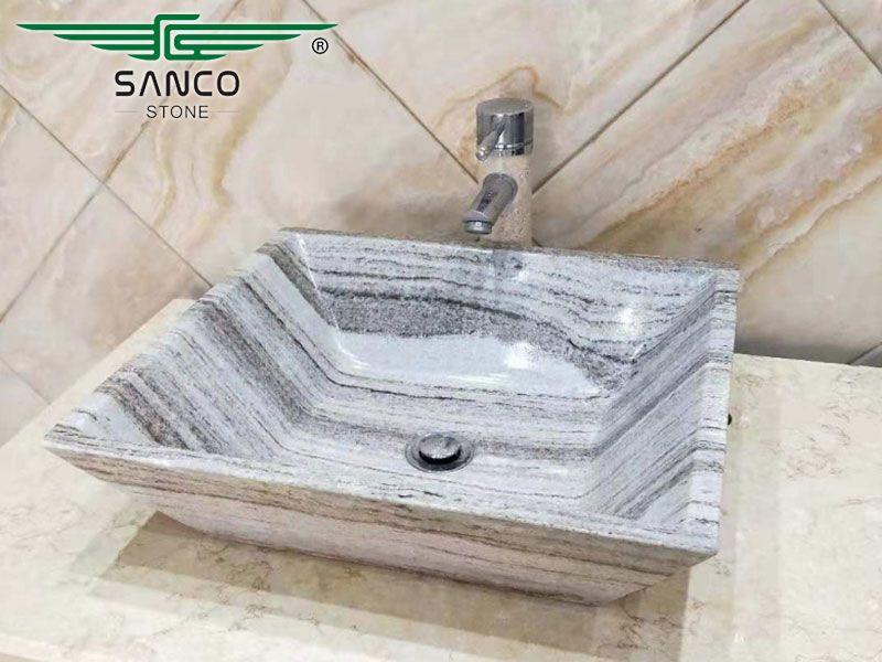 Above Counter Marble Vessel Lavatory Sink