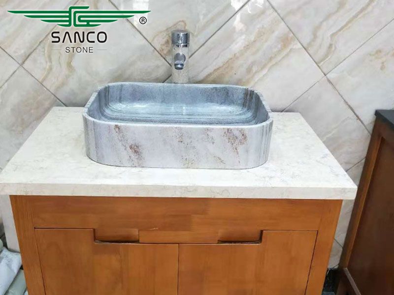 Multi Color Decoration Table Top Sink