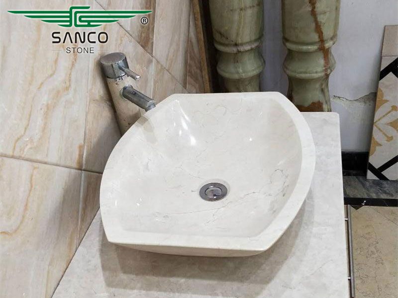 Single Washplane Sink Marble Wash Basin