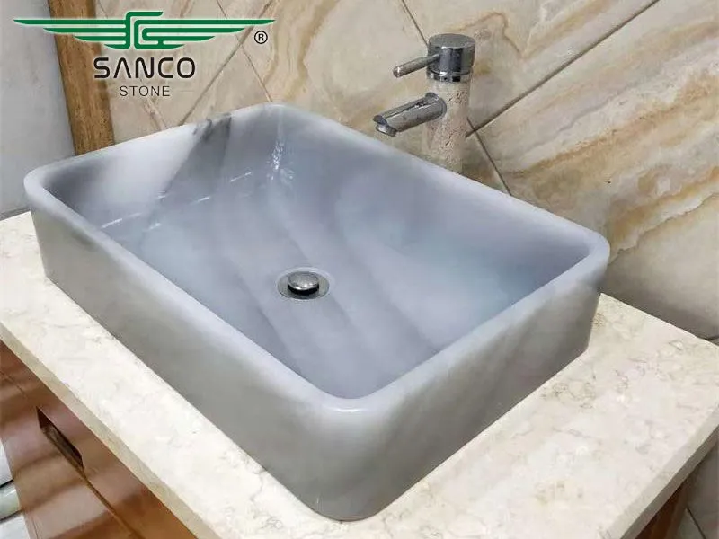 Natural Onyx Rectangular Wash Basin Design