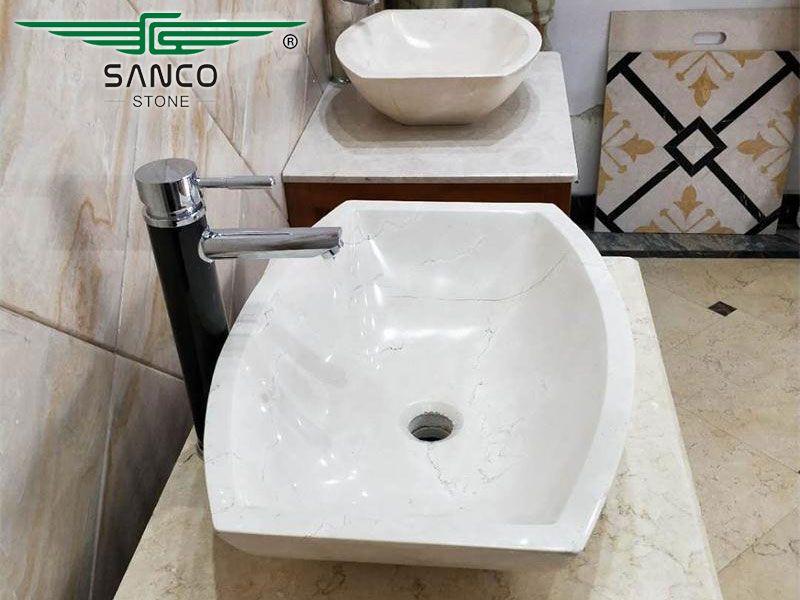 Single Washplane Sink Marble Wash Basin