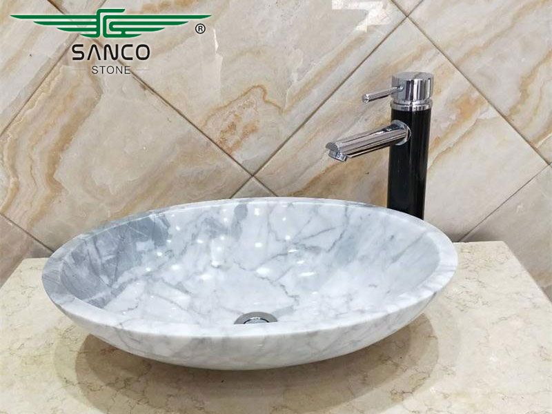 Modern Design Oval Lavatory Sink Washbasins