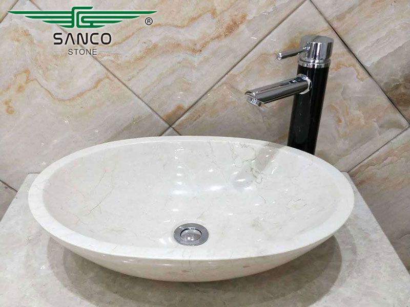 Popular Europe Design Oval Sinks Vasque Basin