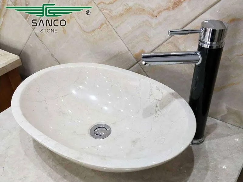 Popular Europe Design Oval Sinks Vasque Basin