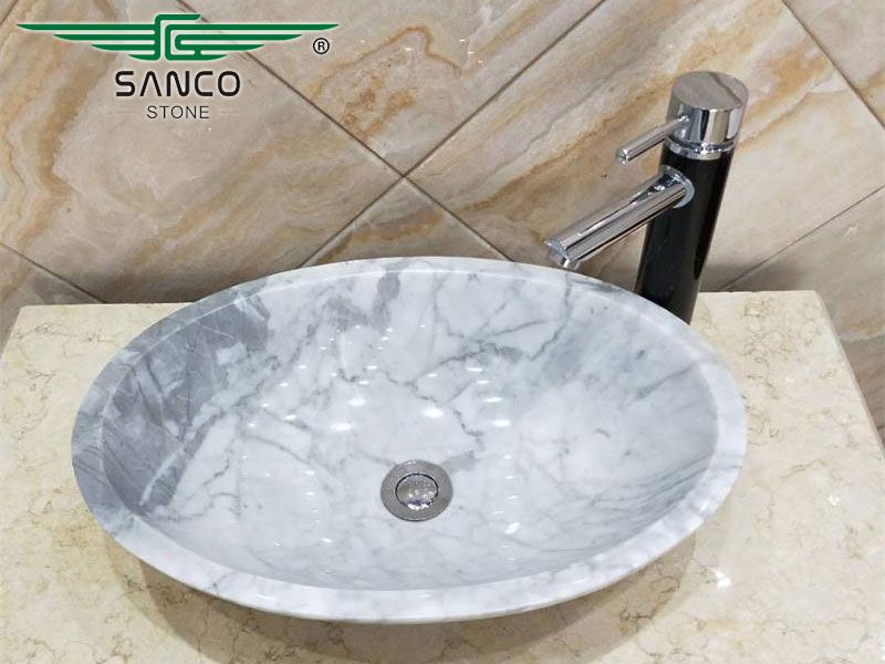 Modern Design Oval Lavatory Sink Washbasins