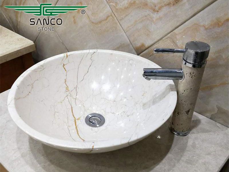 Bathroom Furniture Marble Vanity Hand Basin