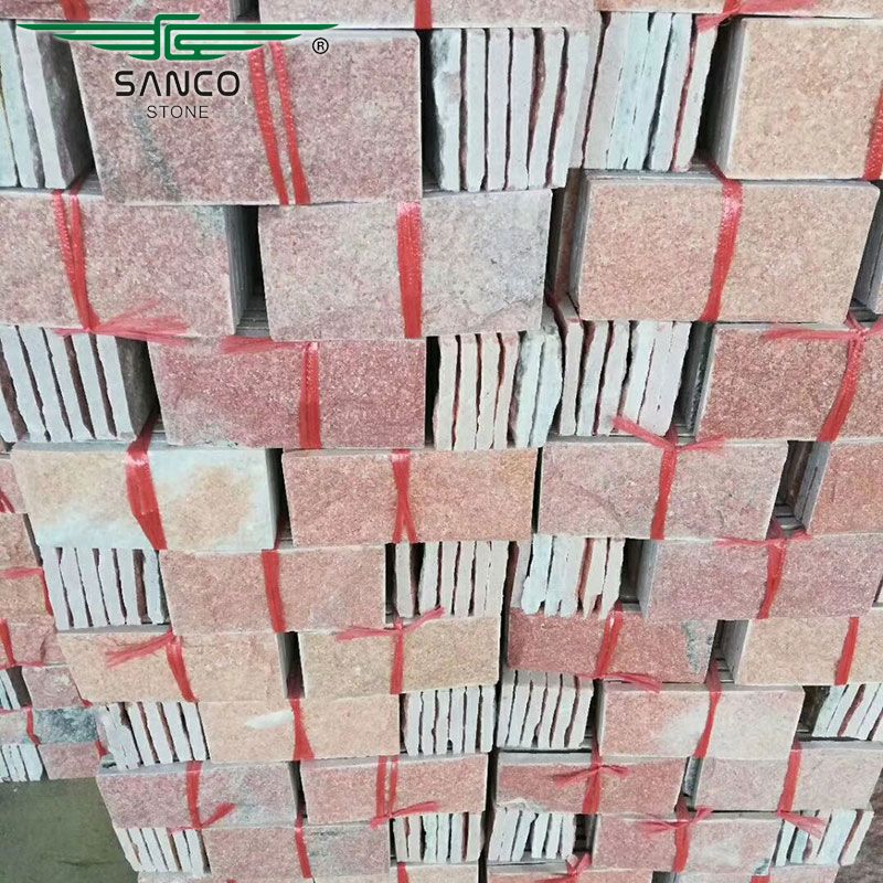 Red Quartz Mushroom Stone For Wall