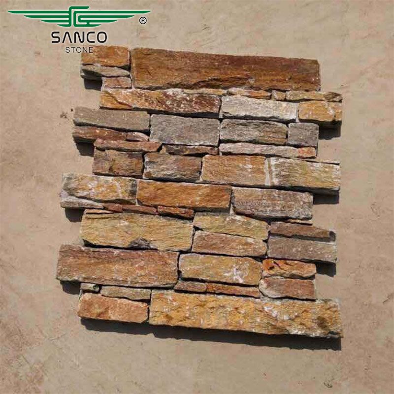 Rust Quartz Ledgestone Wall Cladding