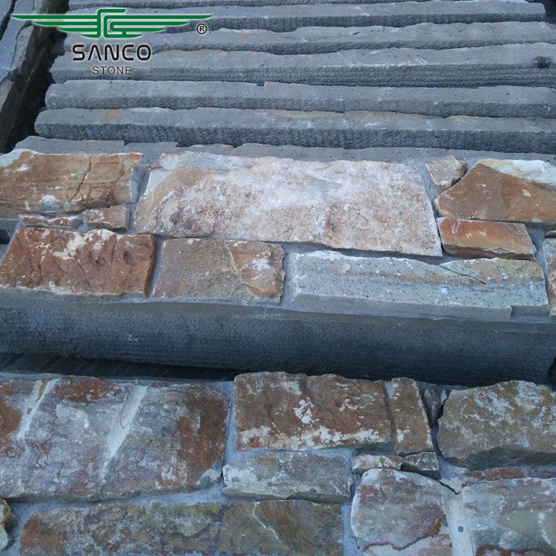 Rust Quartz Ledgestone Wall Cladding