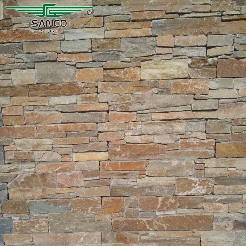 Rust Quartz Ledgestone Wall Cladding