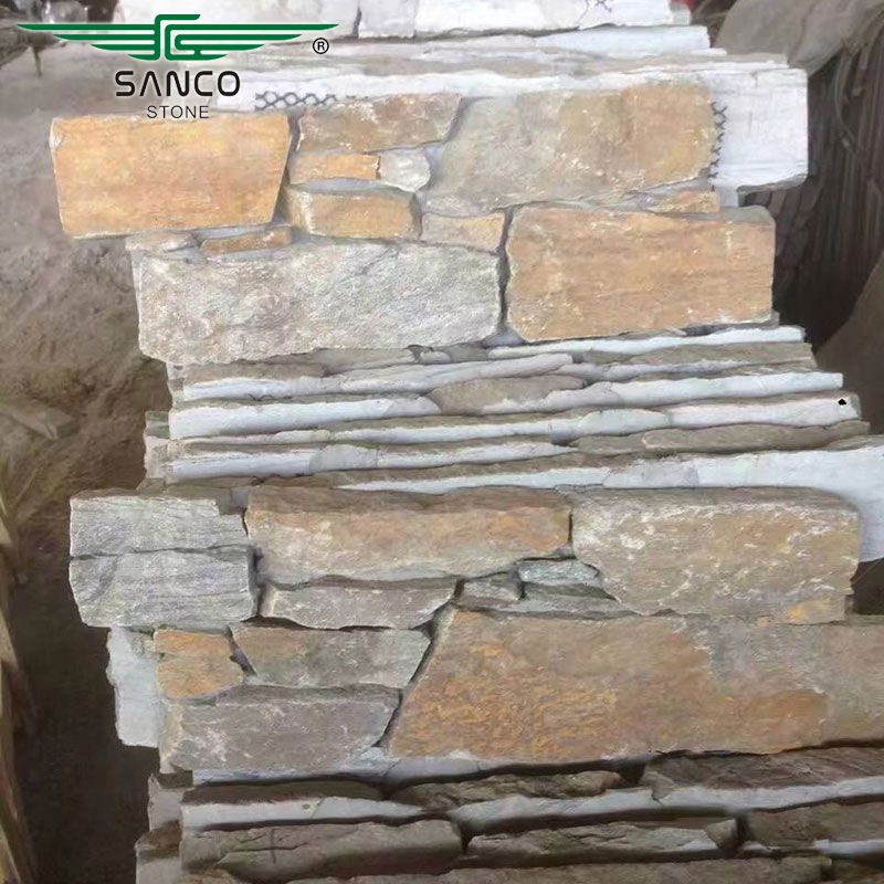 Rust Quartz Ledgestone Wall Cladding