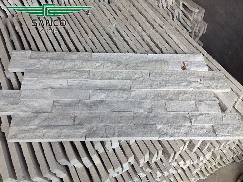 Wooden White Marble Cladding for Walls