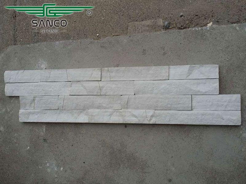 Wooden White Marble Cladding for Walls