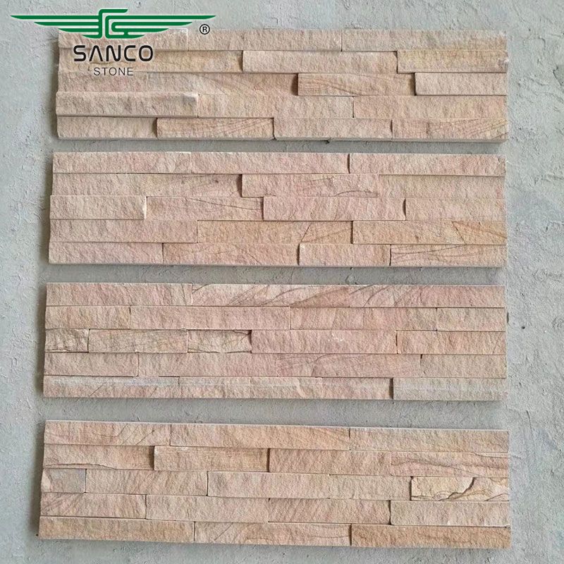 Sandstone Stacked Stone Wall Cladding for Exterior