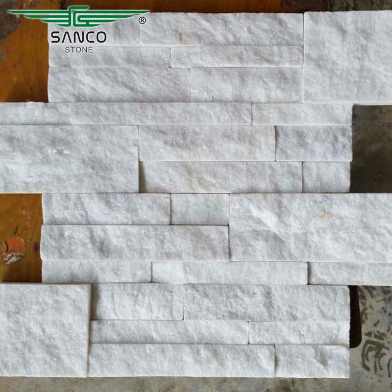 Rockmount Cosmic White Marble Ledger Stone