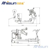 Шиномонтажный станок для грузовых автомобилей Anisun TC990A