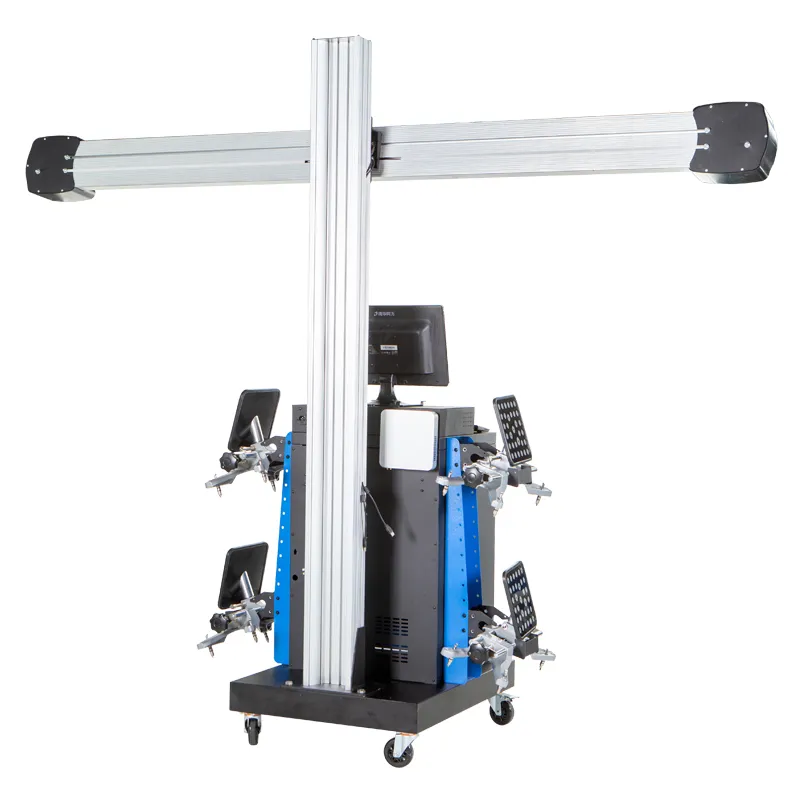 New wheel alignment machine, movable all-in-one machine