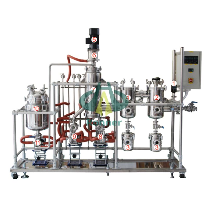 Wiped Film Molecular Distillation System (Stainless Steel)