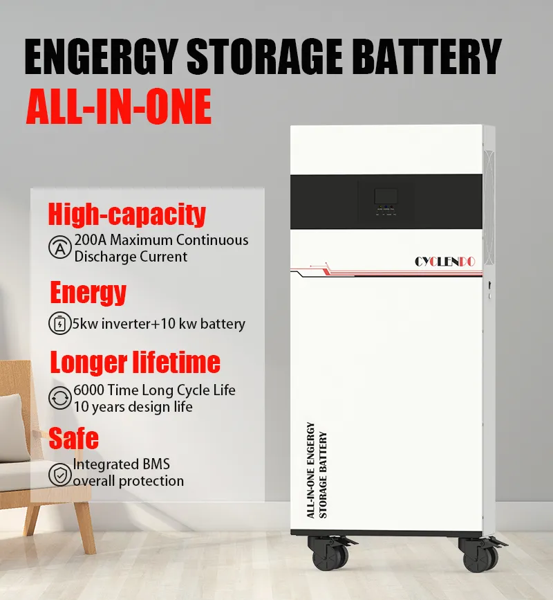 All in one battery for energy storage