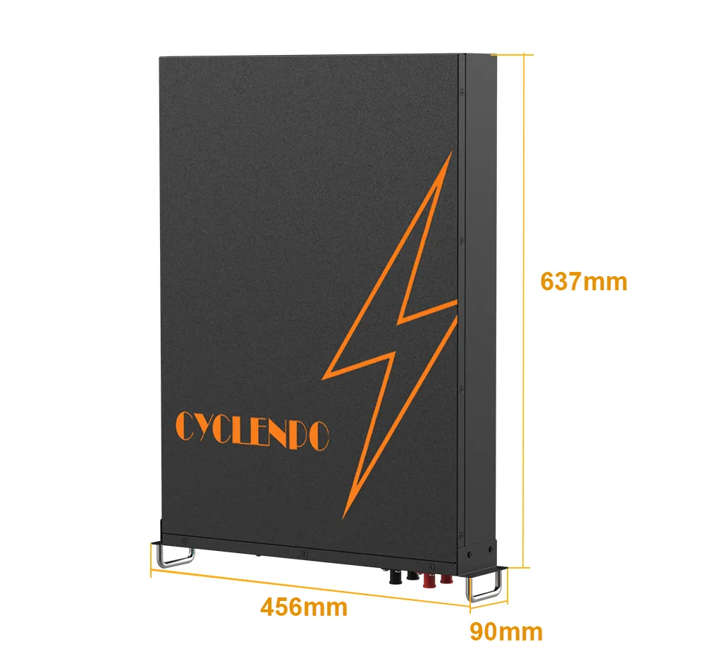Ultra thin 5kw rack mounted battery