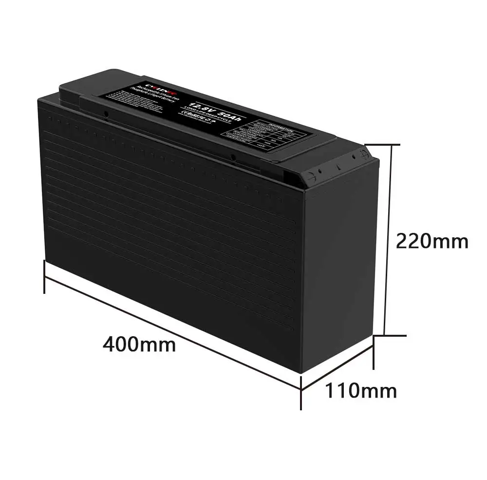 New 12v 50ah lithium ion vehicle battery