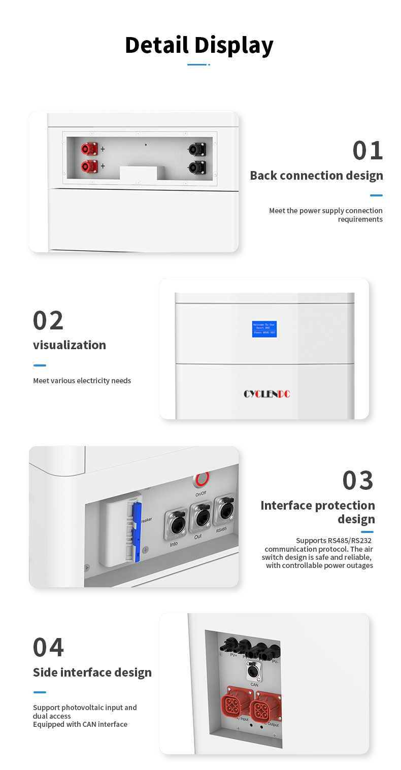 Factory Stacked Lithium Battery For Household