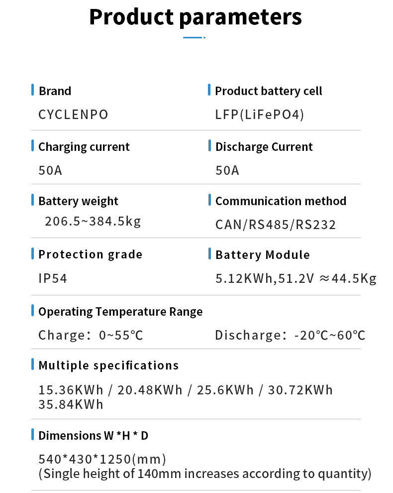Factory Stacked Lithium Battery For Household