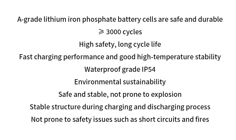 Cyclenpo 60V 50Ah LiFePO4 Tricycle Battery