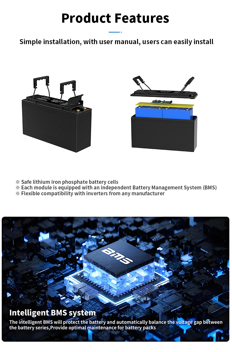 12V lithium ion battery 150ah  For Off Road