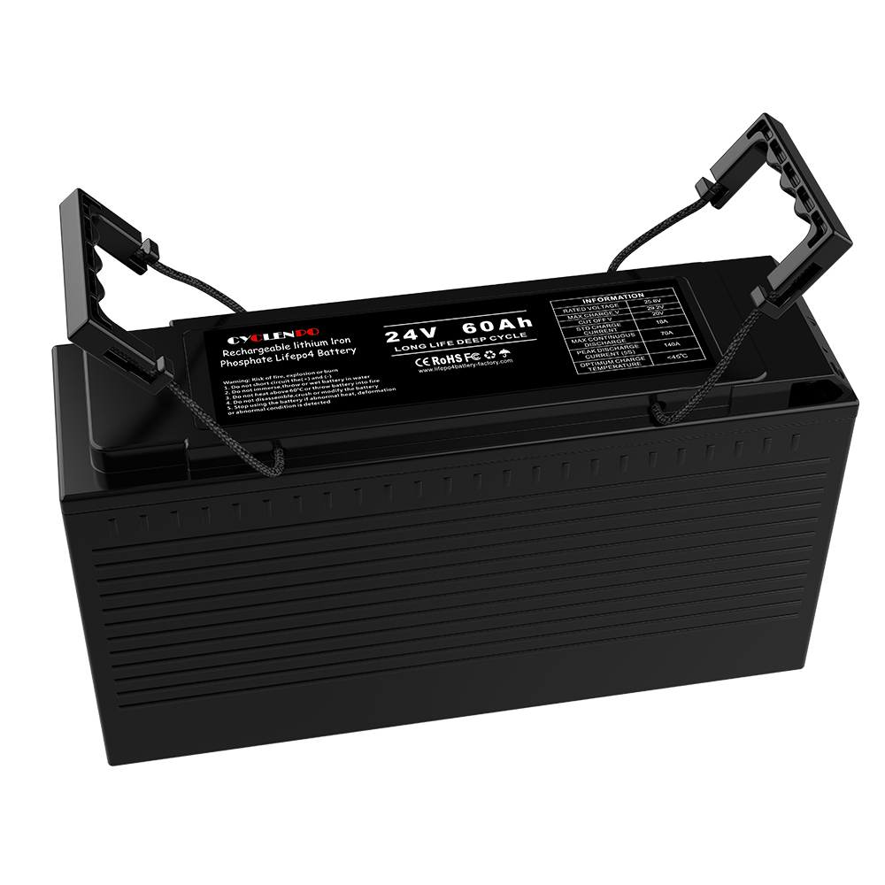 Ultra thin 24v 60ah lifepo4 battery for vehicle