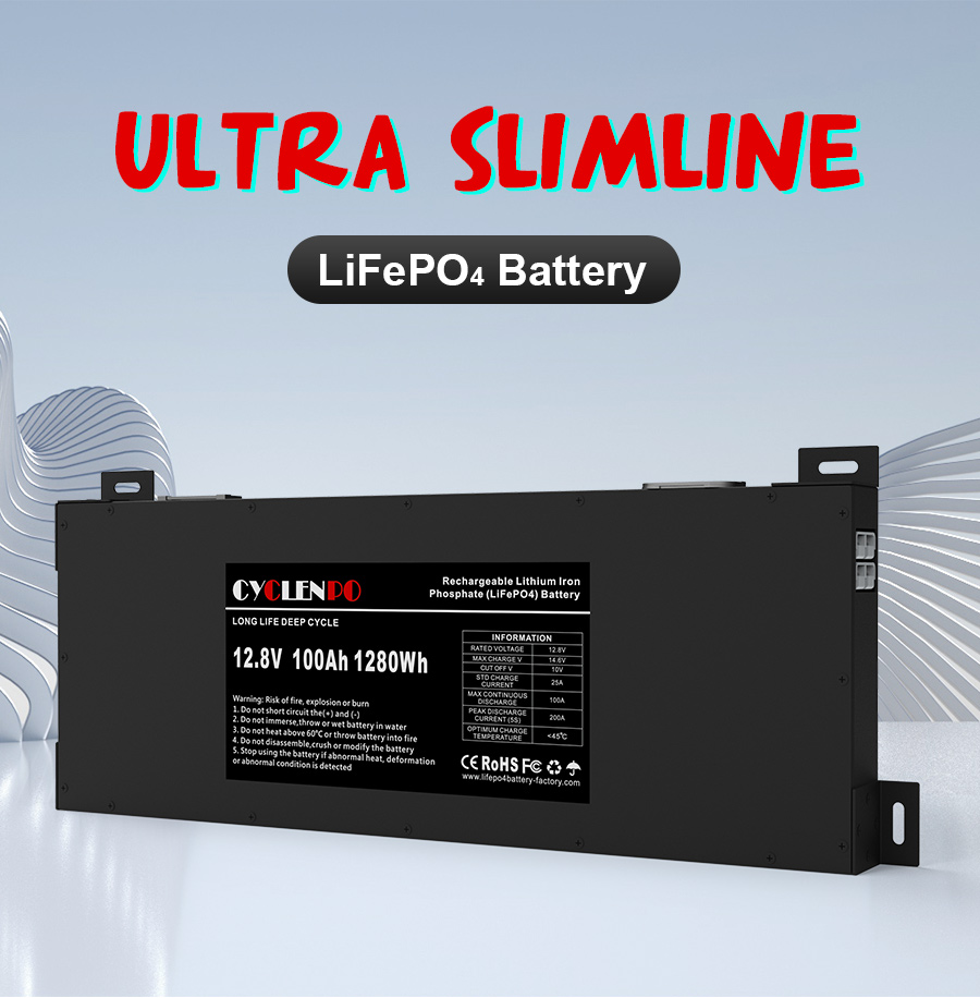 Deep Cycle Lithium Ion battery 12v 100ah with Anderson 100A for Vehicle off Road