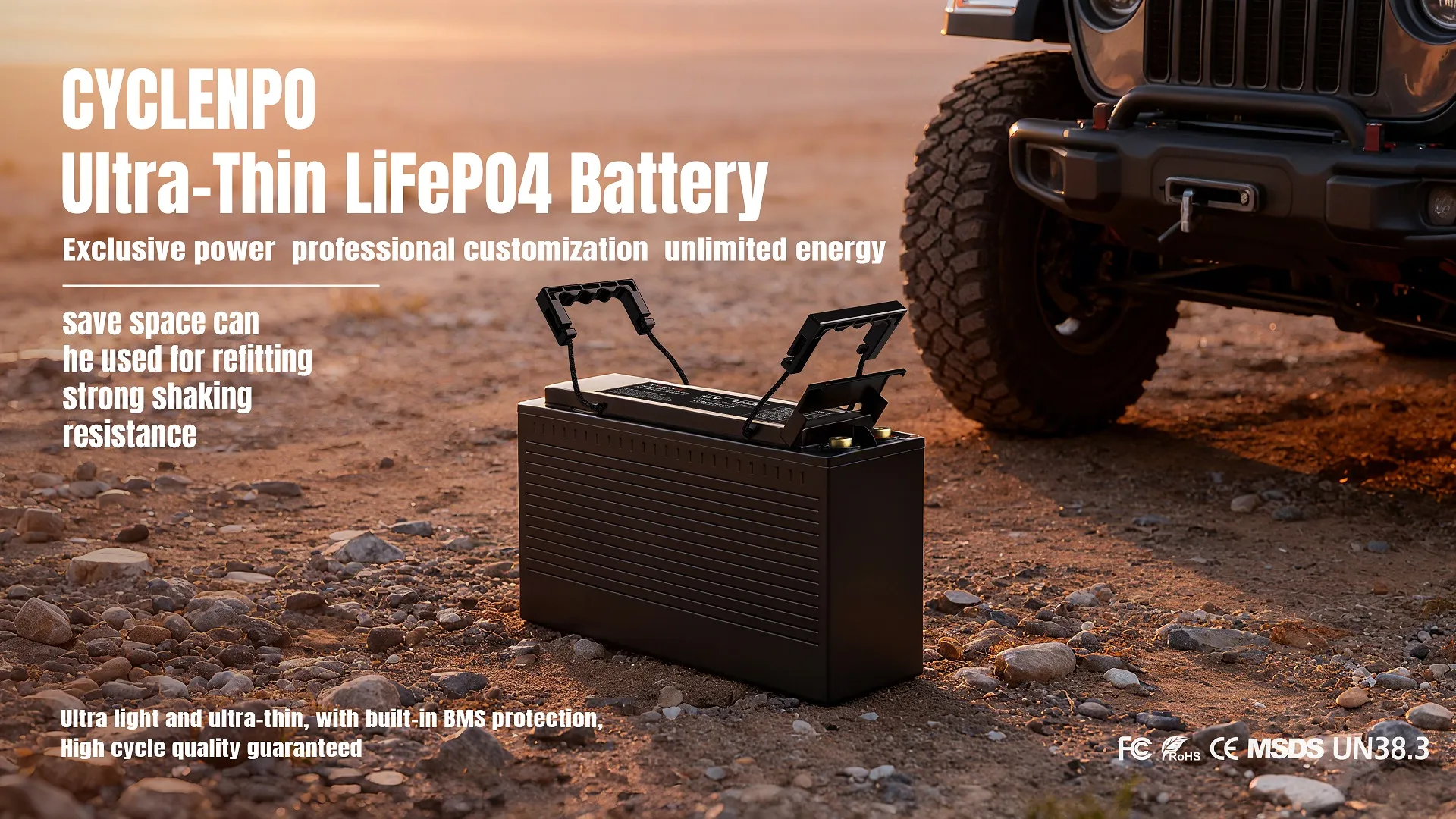 CYCLENPO Ultra-Thin LiFePO4 Energy Storage Battery — Redefining Power for Every Scenario