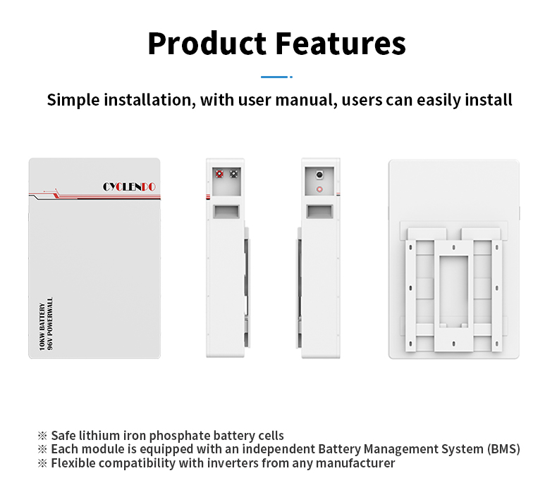 Cyclenpo 96v 100ah powerwall