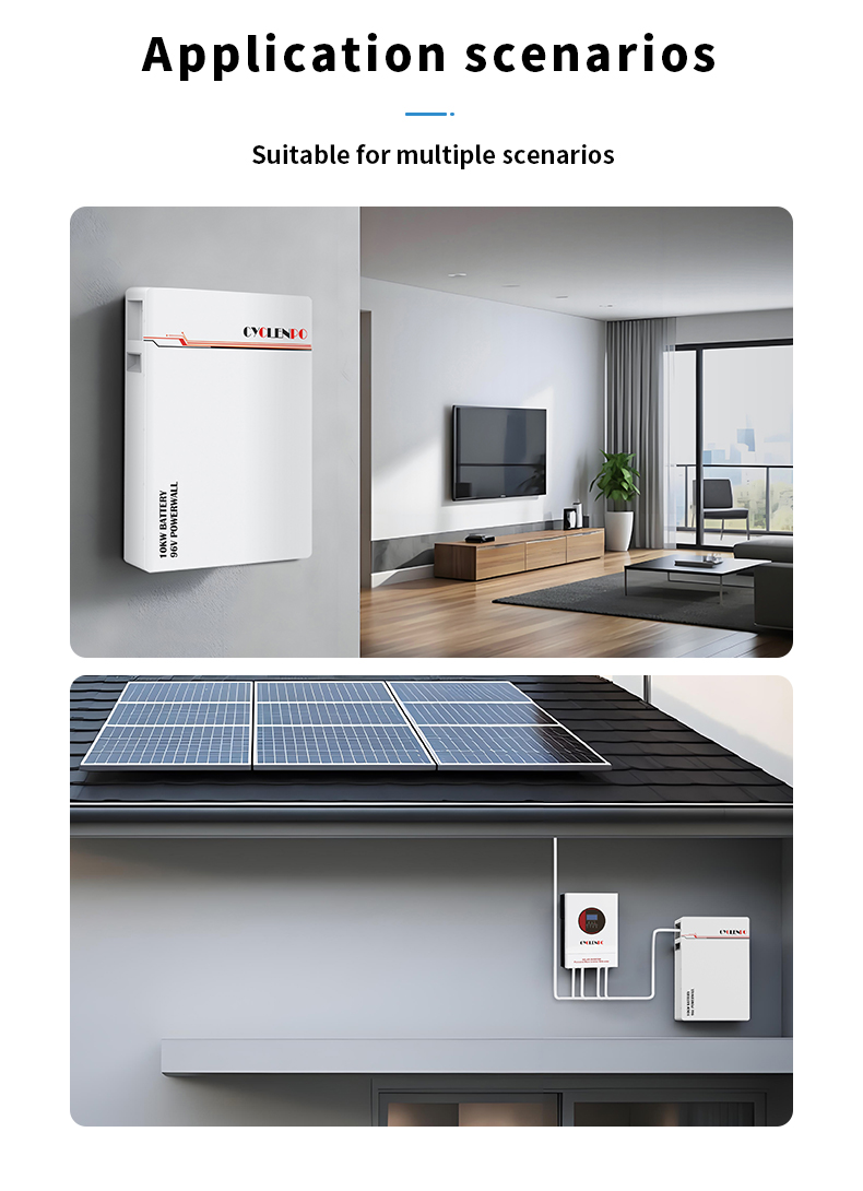 Cyclenpo 96v 100ah powerwall
