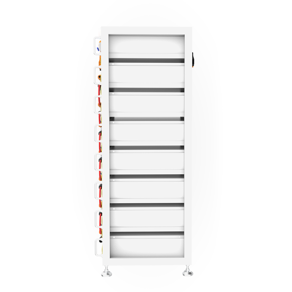 CYCLENPO 24.8kWh–51.2kWh LiFePO₄ Cabinet Battery System