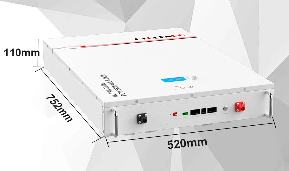 48v 100ah ultra thin lifepo4 battery