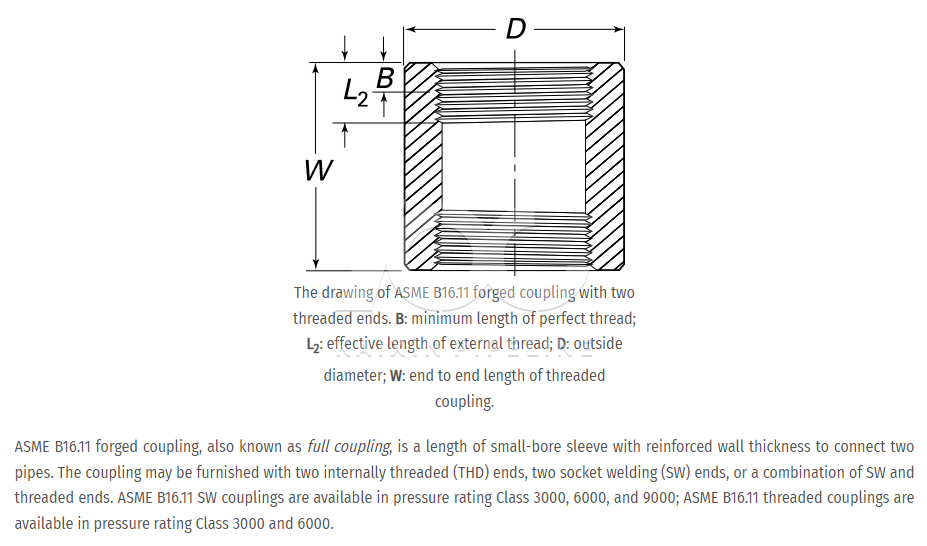 socket weld coupling