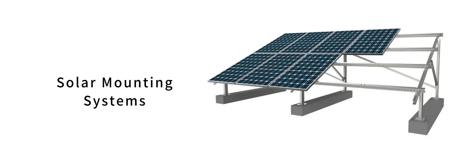 Single Axis Solar Tracking System Mounting Support