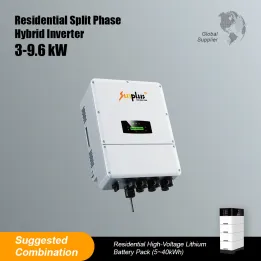 3-9.6kW  Split Phase Hybrid Inverter