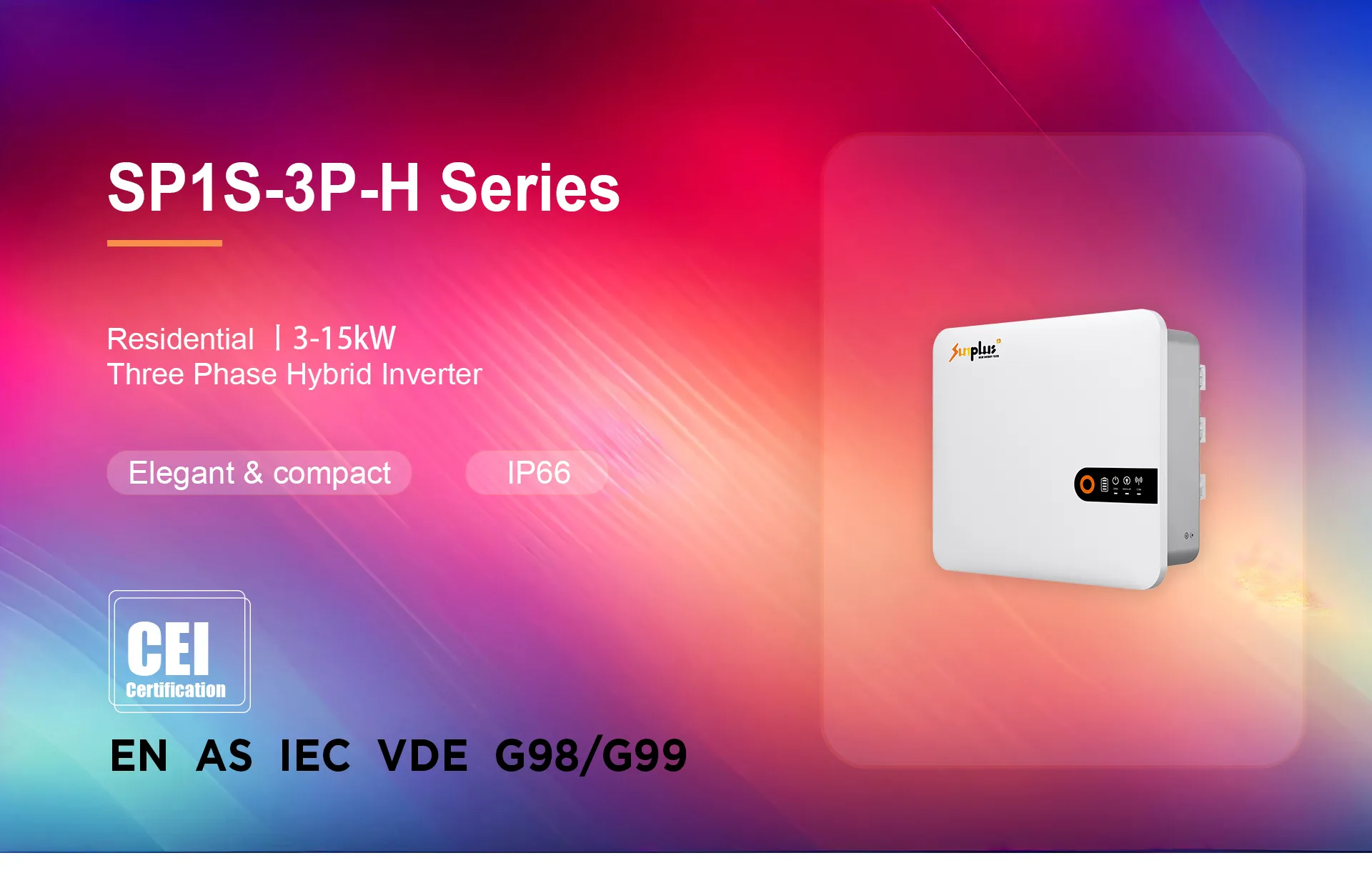 Three-Phase Hybrid Inverter 3-15kW