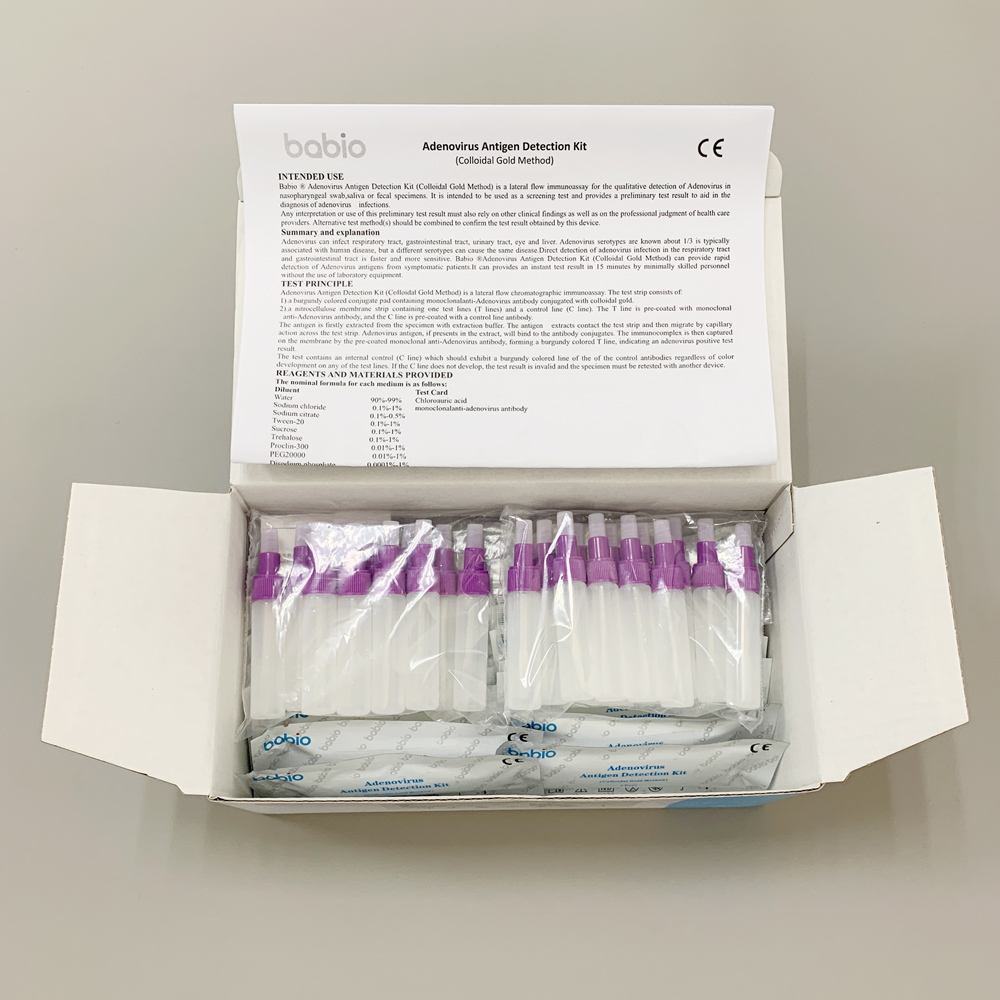 Adenovirus Antigen Detection Kit (Colloidal Gold Method)