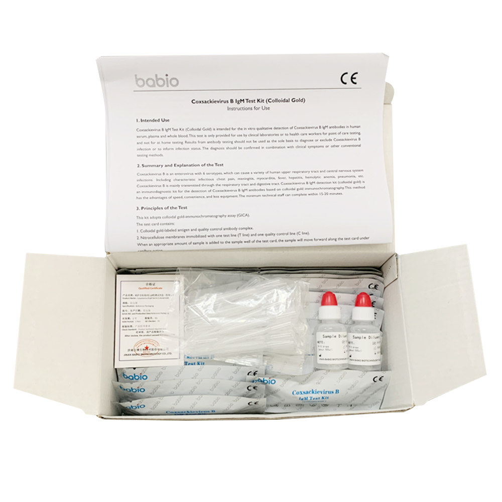 Coxsackievirus B IgMTest Kit