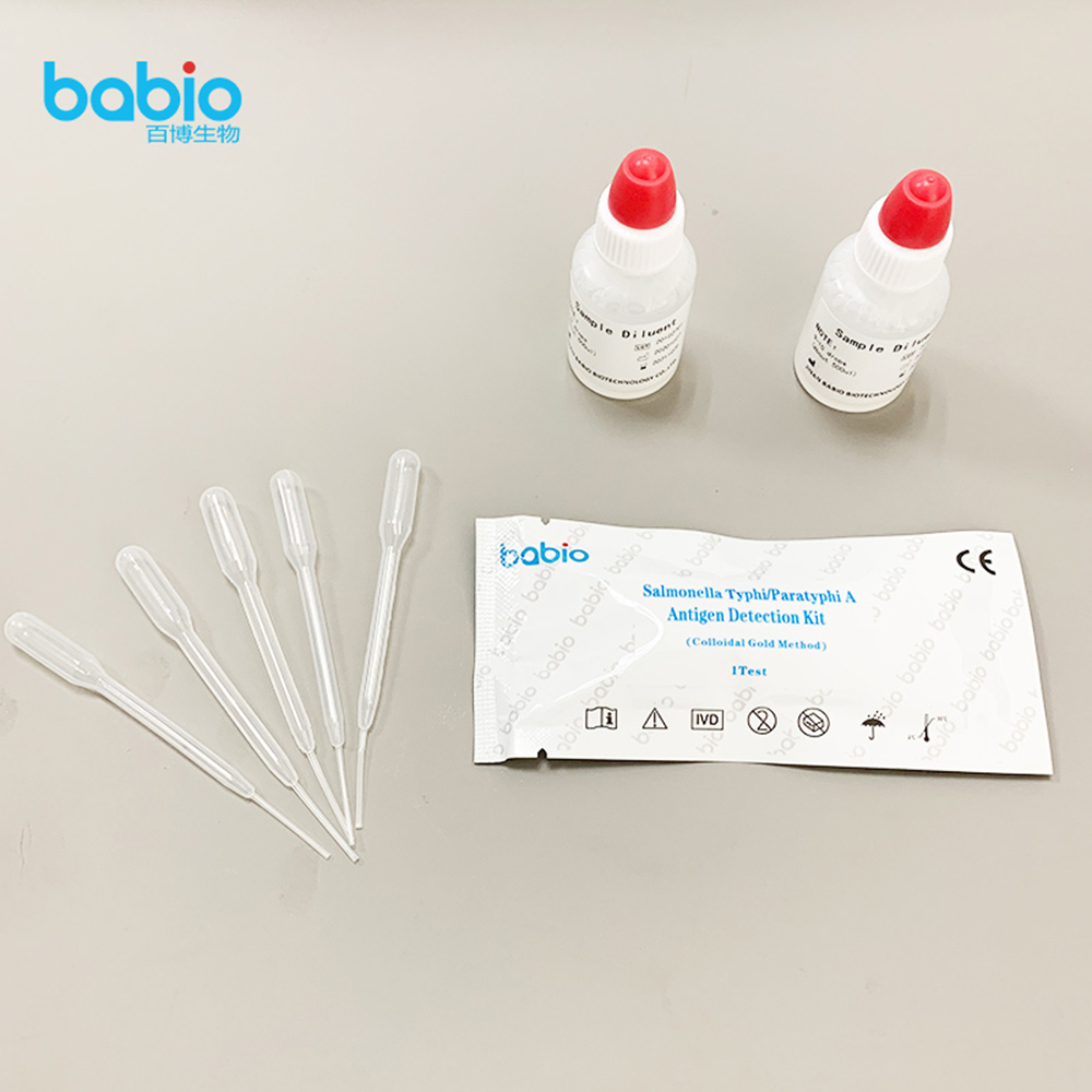 Salmonella typhi/paratyphi A Antigen Detection Kit