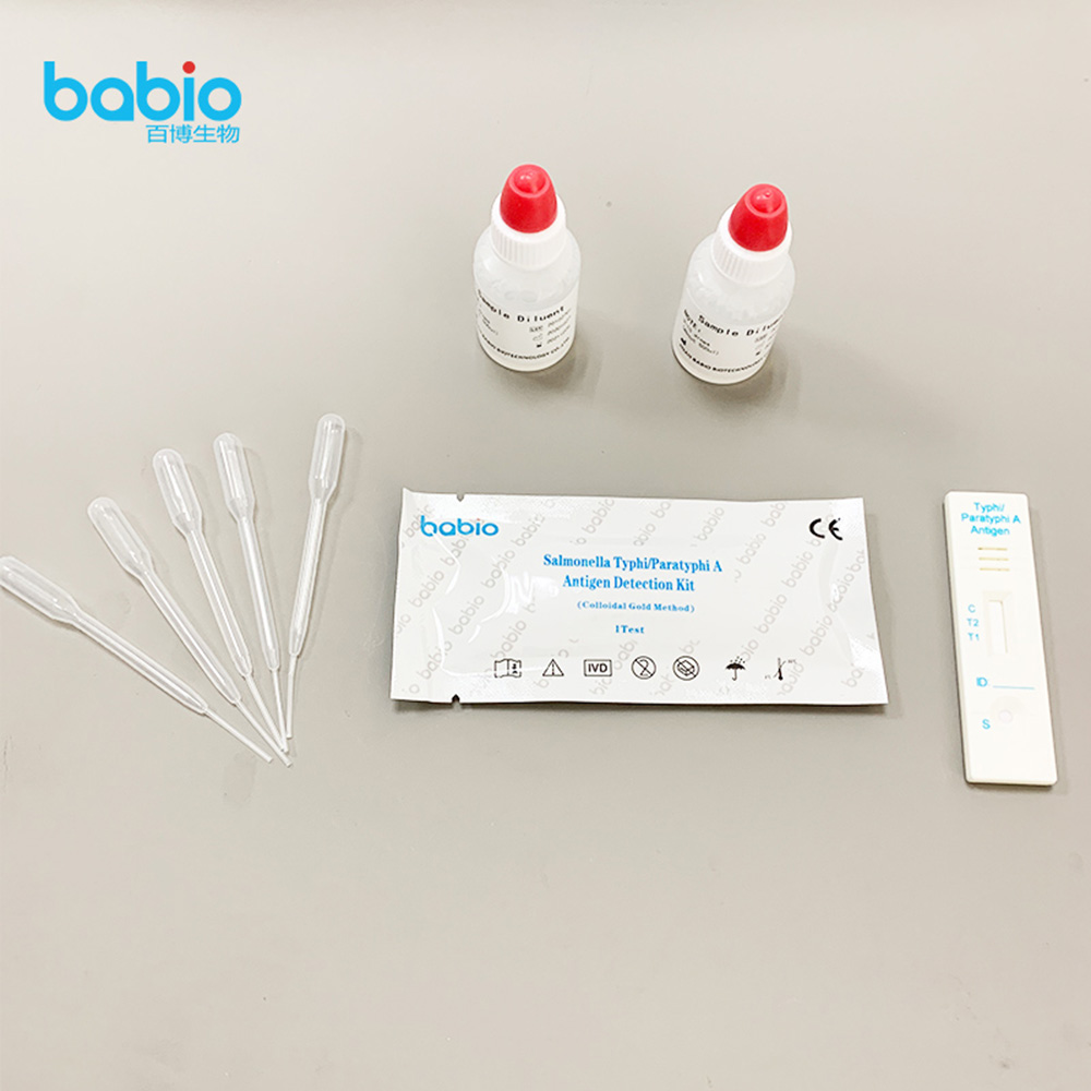 Salmonella typhi/paratyphi A Antigen Detection Kit