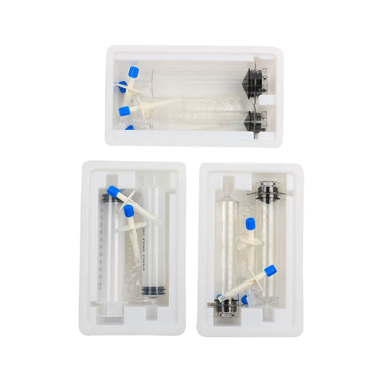 High pressure CT syringes