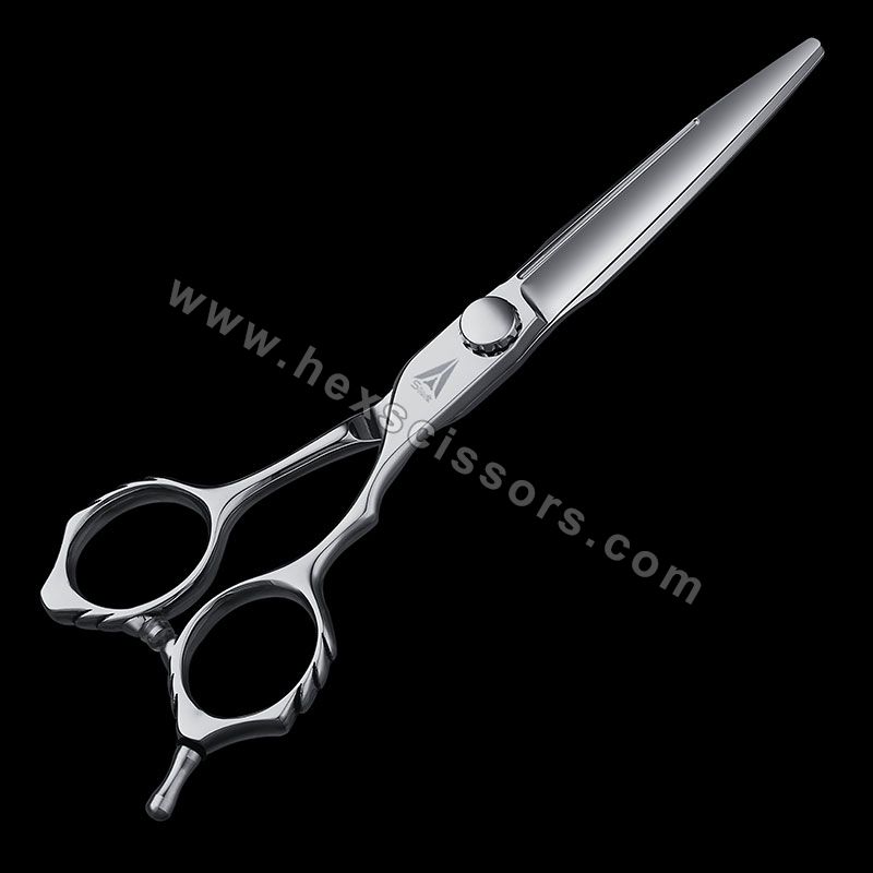 JIESENYU Friseurschere 6 Zoll – Japanischer 440C Stahl, Scharf, Mit Effilierschere, Violett